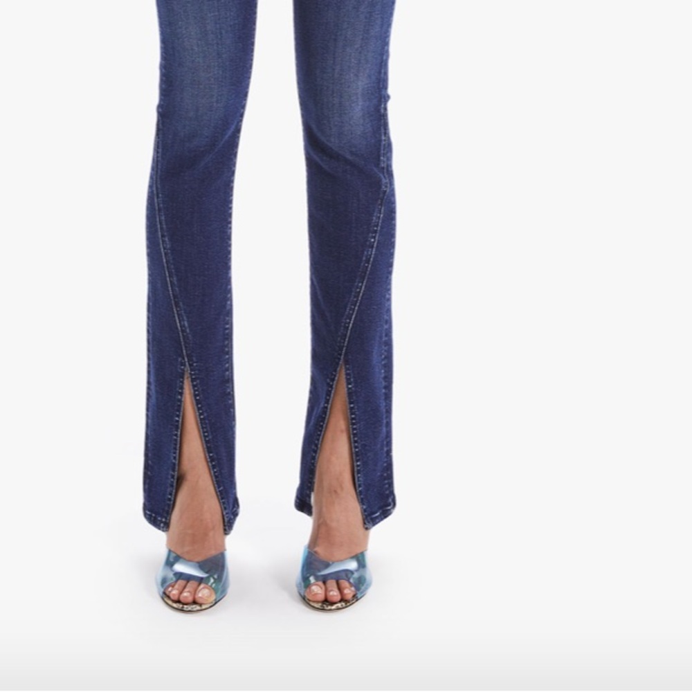 MOTHER Dark Blue Women Jeans - Picture 2 of 14